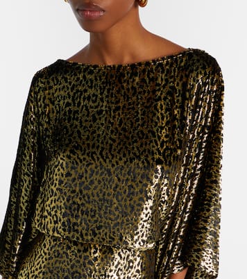 Leopard-print kaftan  | Roberto Cavalli