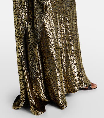 Leopard-print kaftan  | Roberto Cavalli