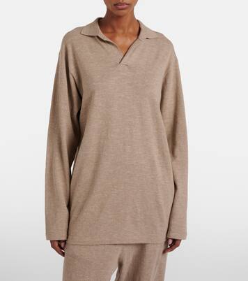 Niosa棉质与亚麻Polo衫式毛衣 | The Row