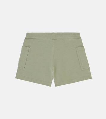 Baby logo cotton-blend shorts | Moncler Enfant