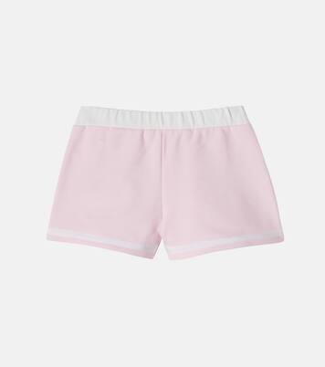 Baby cotton-blend jersey shorts | Moncler Enfant