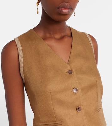 Weste Calibri aus Leinen | Max Mara