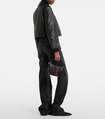 Messenger Bag Lunetta Small aus Leder | Gucci