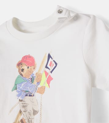 Baby Polo Bear cotton jersey T-shirt | Polo Ralph Lauren Kids