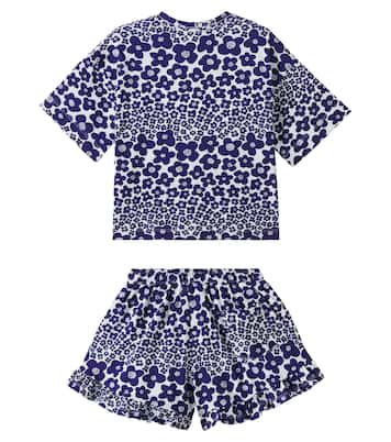 Flor Bela cotton shirt and shorts set | Fábula