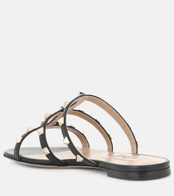 Mules Rockstud en cuir | Valentino Garavani