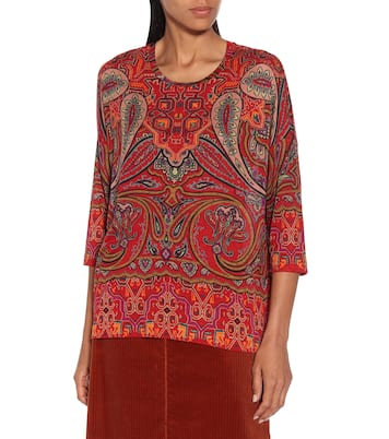 Bedrucktes Top aus Jersey | Etro