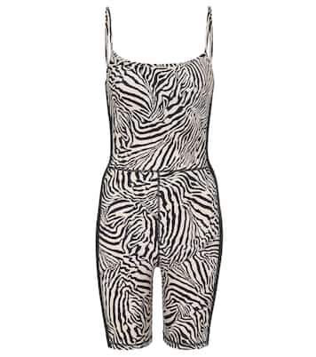 Spin zebra-print bodysuit | The Upside
