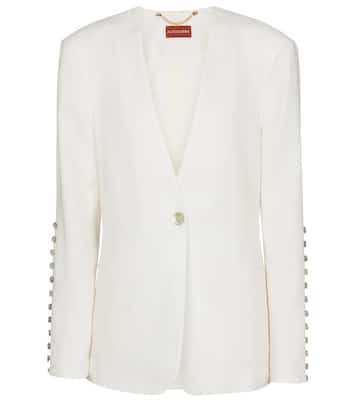 Fern linen-blend blazer | Altuzarra
