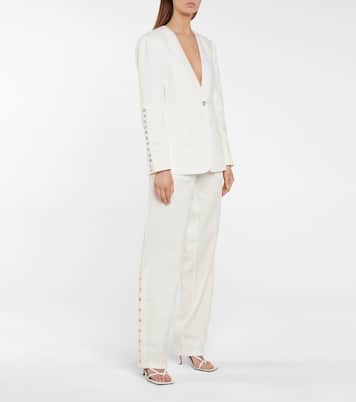 Fern linen-blend blazer | Altuzarra