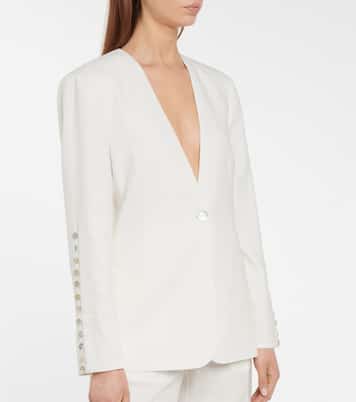 Fern linen-blend blazer | Altuzarra