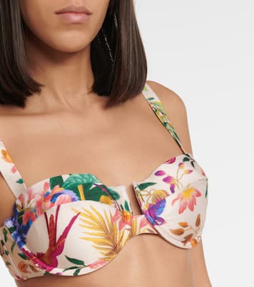 Tropicana balconette bikini top | Zimmermann