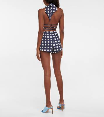Shorts Limao in misto seta a quadri | Jacquemus