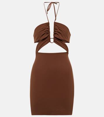 Halterneck minidress | Nensi Dojaka