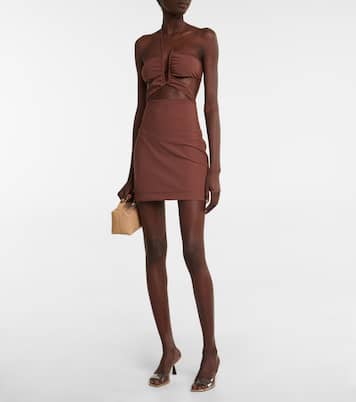 Halterneck minidress | Nensi Dojaka
