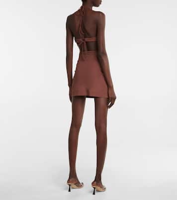 Halterneck minidress | Nensi Dojaka