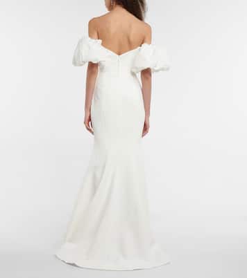 Bridal Robe Genevieve aus Crêpe | Rebecca Vallance
