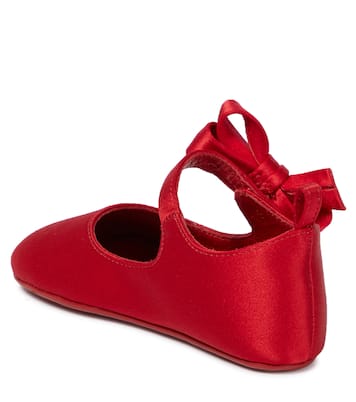 Bébé – Ballerines Lou Babe en satin | Christian Louboutin Kids