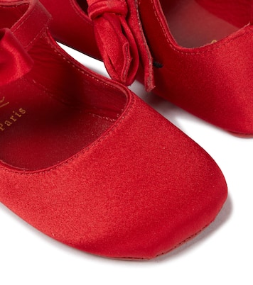 Bébé – Ballerines Lou Babe en satin | Christian Louboutin Kids