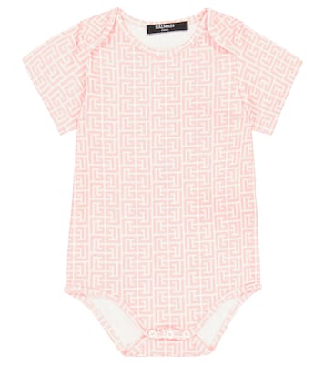 Baby set of 2 cotton bodysuits | Balmain Kids