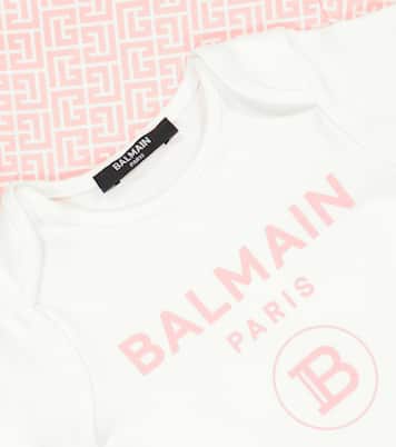 Baby set of 2 cotton bodysuits | Balmain Kids