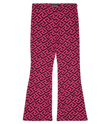 Bedruckte Hose Greca aus Cady | Versace Kids