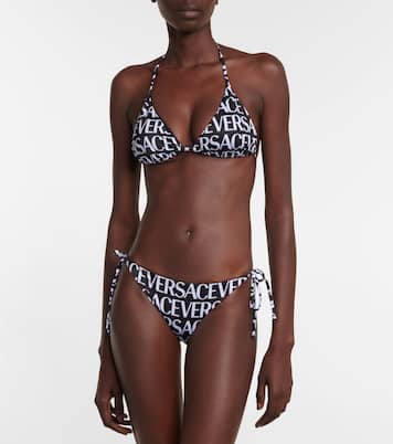 Top bikini con logo | Versace