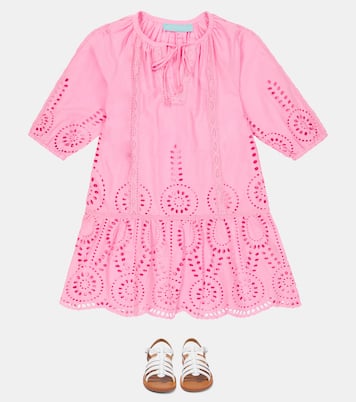 Baby Ashley embroidered cotton minidress | Melissa Odabash Kids