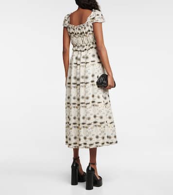 Silk-blend midi dress | Altuzarra