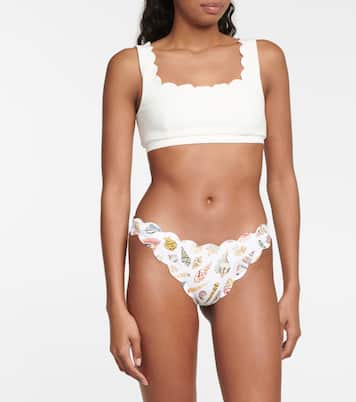 Antibes reversible printed bikini bottoms | Marysia