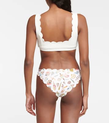 Antibes reversible printed bikini bottoms | Marysia