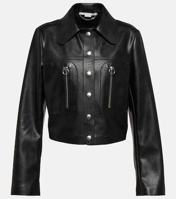 Hemdjacke aus Lederimitat | Stella McCartney
