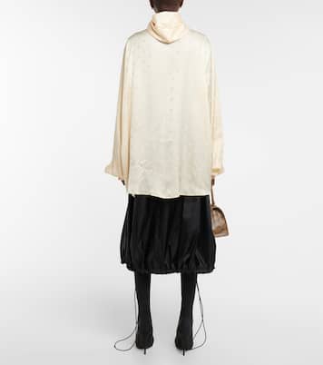 Blouse à capuche en jacquard | Balenciaga