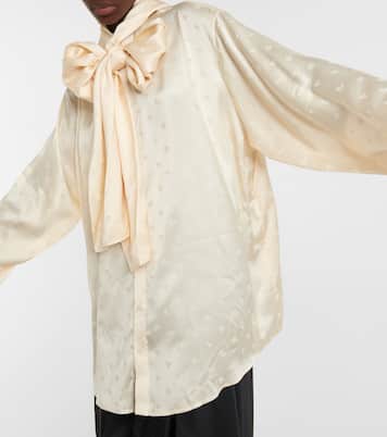 Blouse à capuche en jacquard | Balenciaga