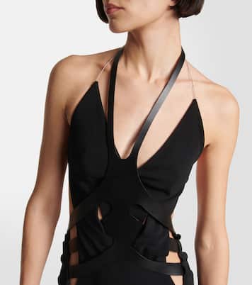 Robe mit Leder | Dion Lee