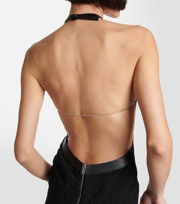 Robe mit Leder | Dion Lee
