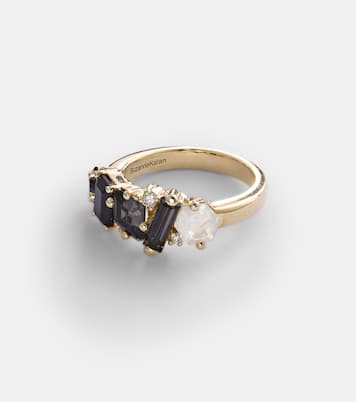 Bague Nadima Glimmer en or 14 ct, quartz et diamants | Suzanne Kalan