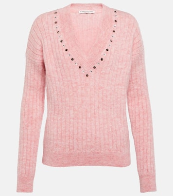 Jersey en mezcla de lana adornado | Alessandra Rich