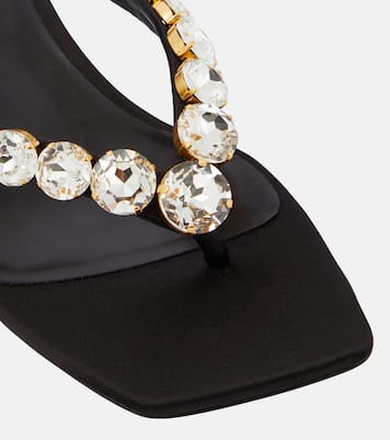 Sandali infradito High Summer in raso | Versace