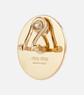 Boucles d’oreilles à cristaux | Miu Miu