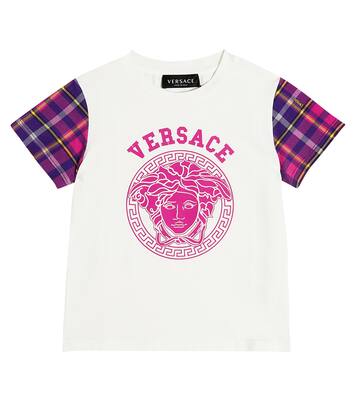 Camiseta en mezcla de algodón con Medusa | Versace Kids