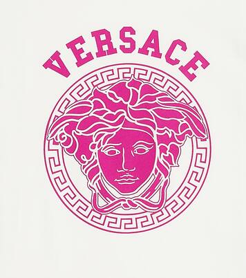 Camiseta en mezcla de algodón con Medusa | Versace Kids