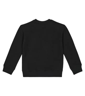 Felpa in misto cotone con logo | Moschino Kids