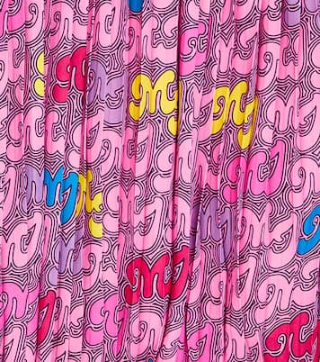 Abito in raso con stampa | Marc Jacobs Kids