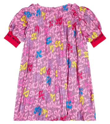 Abito in raso con stampa | Marc Jacobs Kids