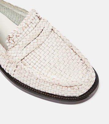 Mocassini in pelle intrecciata | Marni