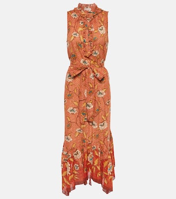 Beverly floral cotton-blend midi dress | Ulla Johnson