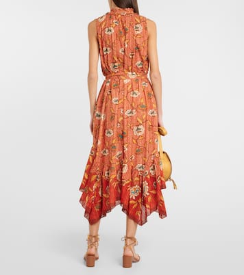 Beverly floral cotton-blend midi dress | Ulla Johnson
