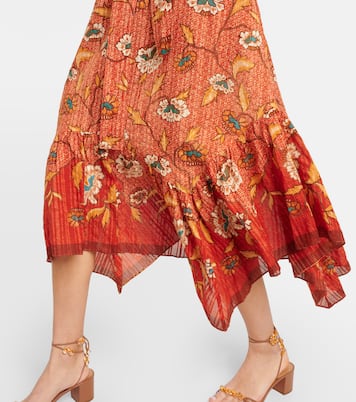 Beverly floral cotton-blend midi dress | Ulla Johnson