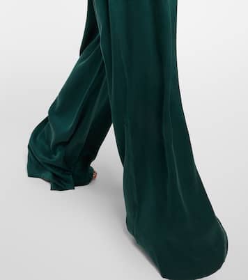 Weite Hose Tuck aus Seidensatin | Zimmermann